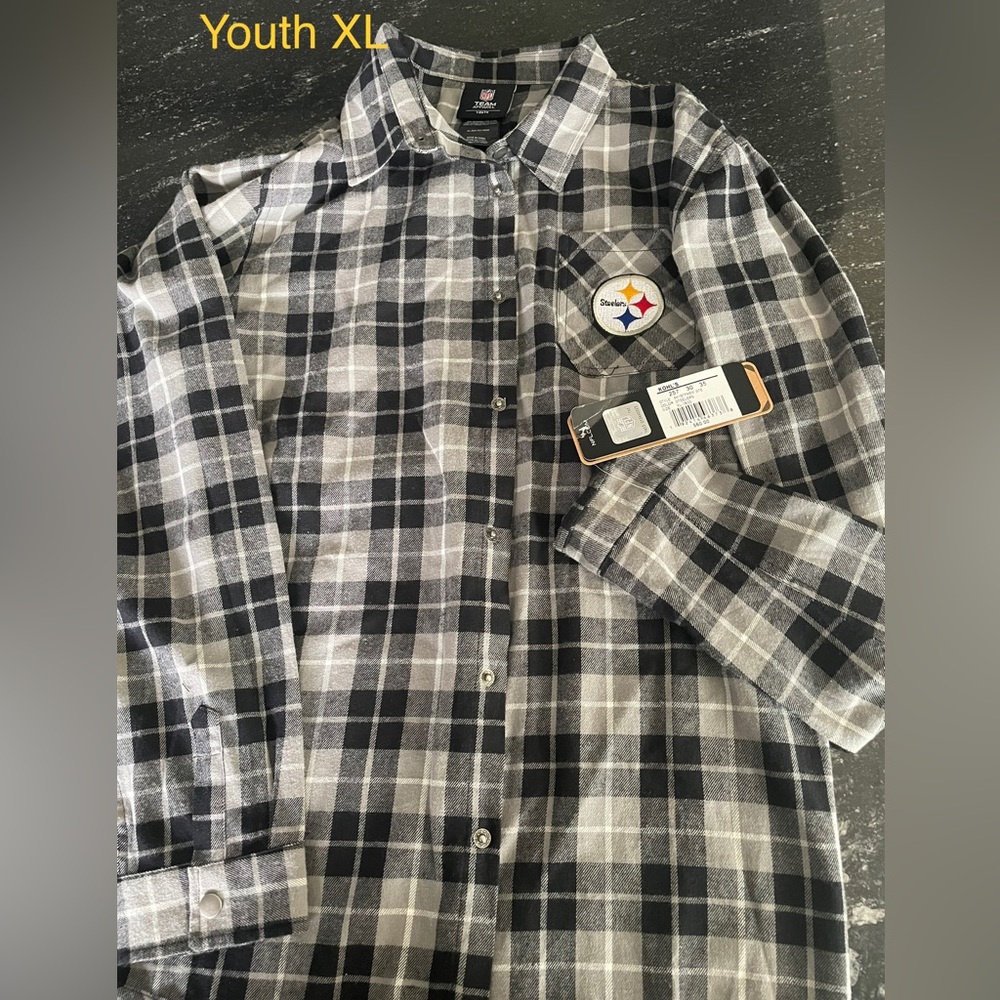 Pittsburgh Steelers Long Sleeve Flannel